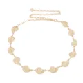 Chaine de taille coquillage dores pour femme, ceinture en metal conque style ocean, bijou. - Chaîne de Taille Conque / Or