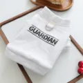 Sudadera gris para perro con estampado de letras y anillo D, ropa cálida de otoño invierno. - S / Gris claro