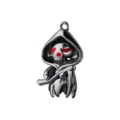 Halloween Grim Reaper Ghost Pendant Metal Devil DIY Jewelry Charm Horror Accessory - Ghost (VD2021) / Gunmetal