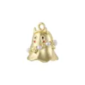 Gold ghost pearl pendant charm cute devil diy jewelry accessory for halloween necklace making. - Ghost (VD2020) / Gold