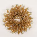 Autumn eucalyptus leaf wreath for front door Thanksgiving harvest festival home decor 1pc - QH3303/66 / Eucalyptus Rattan Wreath