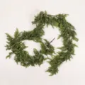Guirlande de cèdre artificielle pour décoration de noël, vigne de cyprès souple réaliste. - Guirlande de Cèdre / 270cm / Vert