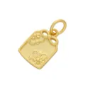 Pendentif bijou DIY or mat style chinois design fleur nœud papillon accessoire chic - Sachet Nœud