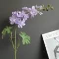 Rama de espuela de caballero artificial morada para decoración del hogar, elegante. - H90CM / Lila