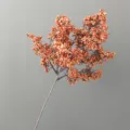 Ramo di bacche invernali artificiali in schiuma rossa per decorazione floreale dettaglio - Marrone chiaro