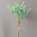 Ramo de flores azules artificiales planta esponjosa decoracion boda accesorio foto - H40CM / Azul