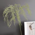 Rama de raíz de banyan artificial para decoración de pared vegetal, interior y hotel. - H86CM / Verde