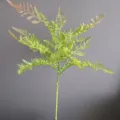 Helecho artificial de goma suave para decoración de bodas de hotel en el hogar. - H71CM / Punta Roja