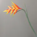 Künstliche tropische Paradiesvogelblume Detail für Heimdekoration und Hotelhochzeit. - 20CM*H86CM / 01 Orange
