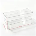 Boîte de rangement de clavier en acrylique transparent 3 couches présentoir anti-poussière - Boîte de Rangement de Clavier Moyenne Triple Couche (Moins de 108 Touches) / Stockage Inversé Sans Couvercle