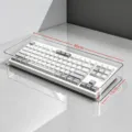 Boîte de Rangement Anti-Poussière en Acrylique pour Clavier Mécanique 40x15cm - Boîte de Rangement de Clavier Moyenne Simple Couche (Moins de 108 Touches) / Stockage Inversé Sans Couvercle