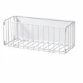 Panier de rangement magnétique blanc pour réfrigérateur, étagère en fil métallique. - Panier en Maille Pliable / 1 Pièce / Blanc