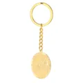 Gouden roestvrijstalen worstelende sleutelhanger voor sportfans en atleten cadeau. - Worstelaar / Goud