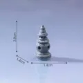Mini resin stone lantern figurine for micro landscape garden DIY decoration desktop ornament - Type 5 High Stone Lantern