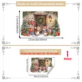Weihnachten wandaufkleber selbstklebend festliche dekoration abziehbar wandbild 20x30cm - B31001 (20*30cm)