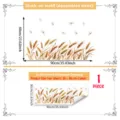 Green plant wheat ear dragonfly wall sticker assembled dimension diagram for home items - Wheat Dragonfly Style (M31009) / 1 Piece Pack