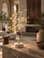 LED Sternenbaum Nachtlicht für Schlafzimmer, romantische USB-Feenlicht Deko für Weihnachten. - Sternenbaum Lampe