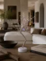 LED dekorative Baumbeleuchtung romantische Schlafzimmer Ambient Licht USB Nachtlicht Zuhause. - Mehrfarbige Kupferdrahtbaum Lampe