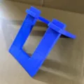 Blue plastic scooter support stand balance bike parking rack bicycle holder storage display tool - One Size / Blue