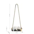 Adorable petit ours polaire suspendu pour voiture, decoration de balancoire en resine pour retro. - Style E Balançoire Ours Polaire à Corde Courte