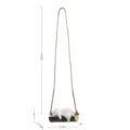 Mignon ours polaire balançoire voiture suspension rétroviseur pendentif de décoration - Style A Balançoire Ours Polaire à Corde Longue