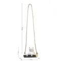 Mignon balançoire ours polaire voiture suspendu ornement rétroviseur pendentif cadeau déco - Style C Balançoire Ours Polaire à Corde Longue