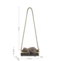 Mignon ours endormi voiture suspendu ornement résine balançoire pendentif rétrovis 11cm - Style A Balançoire Petit Ours Brun Foncé à Corde Courte