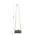 Mignon ours balançoire voiture suspendu ornement rétroviseur décoration cadeau mignon ref - Style A Balançoire Petit Ours Brun Foncé à Corde Longue