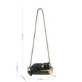 Mignon petit ours endormi balançoire voiture suspendu ornement rétroviseur pendentif. - Style D Balançoire Petit Ours Noir à Corde Courte