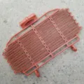 Bicycle front basket plastic grid lid replacement accessory, durable brown folding basket cover part - Basket Lid