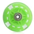 Rueda intermitente verde de repuesto para patinetes, monopatines y carros. - Talla única / Rueda Parpadeante Verde