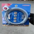 Antivol de velo en fer a cheval tube en acier entierement ferme securite cyclisme robuste - Taille unique / Serrure à Combinaison Argentée