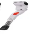 Adjustable bicycle kickstand for mountain bikes, durable aluminum alloy side stand. - White Aluminum Three-Hole Thickened