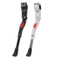 Vue détaillée de béquille de vélo réglable, support en alliage d'aluminium pour VTT. - Modèle Noir Épais + Outil