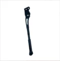 Durable black aluminum alloy bicycle kickstand for mountain bikes, rear side mount support. - Model 07D