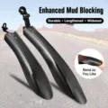 Kit de garde-boue de vtt, elargis et allongees fenders de velo, protection anti-eclaboussure. - Taille unique / Tête en Plastique Jian