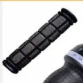 Fahrrad Lenkergriff Drehgriffschalter schwarz Gummi strukturierte Ersatzteil Skala Variante - Einheitsgröße / Schwarzer Lenkergriff