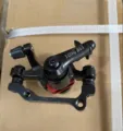 Pinza de freno de disco mecánico para bicicleta de montaña negro parte de repuesto - Yonghui Delantero 140-160