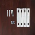 Bicycle rear seat basket fixing bracket screw clamp set replacement parts for cargo rack installation - One Size / Rear Fixing Accessories