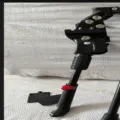 Béquille de vélo réglable en aluminium support de stationnement VTT de couleur noire - 5 Trous Réglable