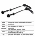 Mountain bike quick release skewer set aluminum alloy front 145mm rear 190mm lightweight - Rear Quick Release Skewer