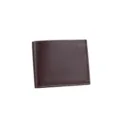 Cartera corta para hombre de piel PU en marrón oscuro, tarjetero compacto de gran utilidad. - 11x9.5x2cm / Marrón
