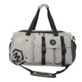 Bolsa de viaje fitness multifuncional gris gran capacidad con separacion seca. - Caqui
