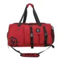 Bolsa de viaje roja gran capacidad con múltiples bolsillos y correa para gimnasio - Rojo