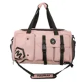 Bolsa de viaje deportiva multifuncional de gran capacidad bolso fitness rosa para mujer - Rosa