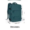 Large multi-functional travel backpack waterproof business laptop rucksack for men and women. - Large 33x22x47cm / Off White