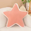 Cuscino stella in peluche stile nordico bellissimo cuscino a cinque punte per divano - 40CM / Rosa