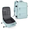Light blue travel backpack business waterproof laptop rucksack multi-functional casual daypack - Large 33x22x47cm / Sky Blue