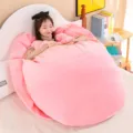 Gigante rosa indossabile guscio di tartaruga cuscino di peluche morbido sacco a pelo - 80cm / Rosa