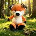 Cute plush toy forest animal doll soft stuffed companion toy for girls home decor cute style - Fox